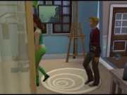 Public sex in the gym on the simulator | Anime Porno Games 2/16