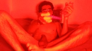 QuestAfterDark ~ Young Man plays with toys