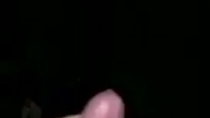 Solo cumshot from chubby white boy