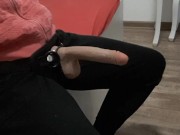 For the first time he has my cock in his mouth 1/16