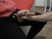 For the first time he has my cock in his mouth 11/16