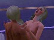 Husband and wife take turns to fuck with their neighbor | Porno Game 3d 10/16