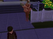 Husband and wife take turns to fuck with their neighbor | Porno Game 3d 7/16