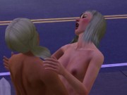 Husband and wife take turns to fuck with their neighbor | Porno Game 3d 9/16