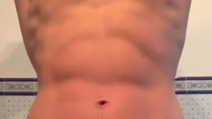 Big soft  cock - thick large cock - Japanese guy jelqing big balls 