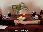 Our Last Dinner Turned Into Hot Sex. Romantic. POV. Big Ass. Creampie | Lovely Dove 4/16