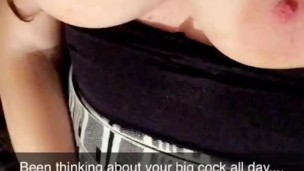 Snapchat teen sexting daddy, fucking myself & squirting