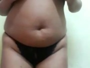 Horny girl teases her big tits and booty for sex 10/16