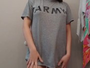 Petite kasity slays fucks dildo in shower 1/16