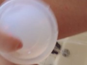 Petite kasity slays fucks dildo in shower 10/16