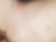 Tight pussy riding huge cock!! Up close!!! 10/16