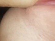 Tight pussy riding huge cock!! Up close!!! 6/16