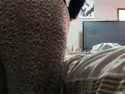 Ssbbw on can getting dressed