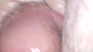 Jacking off with cum shot