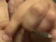 Jerking off before bed