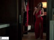 TUSHY Sultry Actress Emily gets DPed by her two co-stars
