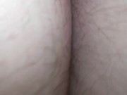 Tampon in, touching myself while my partner snores beside me