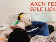 High arch, sole licking 4/16