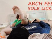 High arch, sole licking 5/16