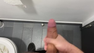 Young twink ruins wall with huge cum shot from 8” dick