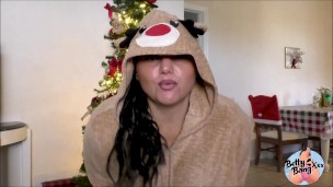 Bad Reindeer Betty Bang gets Naughty For You