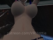 Cyberpunk 2077 Blue Haired Babe Fucks You in Pilot Chair Space Station Parody Robot POV Lap Dance 11/16