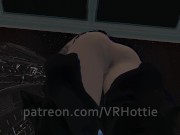 Cyberpunk 2077 Blue Haired Babe Fucks You in Pilot Chair Space Station Parody Robot POV Lap Dance 12/16