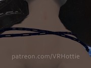 Cyberpunk 2077 Blue Haired Babe Fucks You in Pilot Chair Space Station Parody Robot POV Lap Dance 14/16