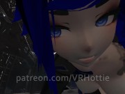 Cyberpunk 2077 Blue Haired Babe Fucks You in Pilot Chair Space Station Parody Robot POV Lap Dance 5/16