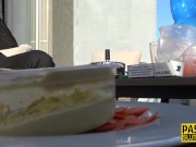 Riding fetish submissive gets pussy fingered 2/16