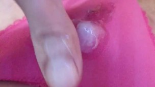 Pink Panty Cum Part 2