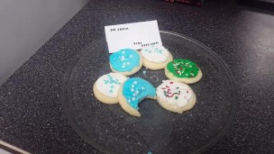 Shemale forgets santa's milk merry christmas