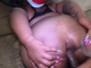 MERRY XXX-MAS!!! Ebony BBW Anal Pounding 11/16