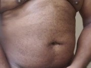 Jacking off in public rest room