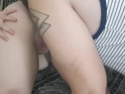 Hot teen babe gets ass eaten out whilst playing with her tight wet pussy 1/16