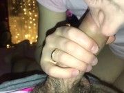 Picked up a guy at a party, he fucked me and finished my whole ass 4/16