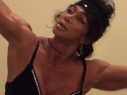 Sexy Muscular Female Martial Artist Performs Kata For Fight Fans 16/16