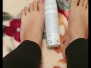 Arab whore recording feet - foot fetish 14/16