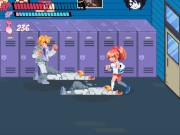 Lewd City Girls [Hentai pixel game] mixed sex facial blowjob while face siting 10/16