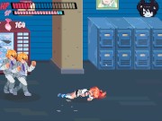 Lewd City Girls [Hentai pixel game] mixed sex facial blowjob while face siting 13/16