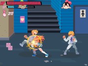 Lewd City Girls [Hentai pixel game] mixed sex facial blowjob while face siting 14/16