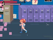 Lewd City Girls [Hentai pixel game] mixed sex facial blowjob while face siting 16/16