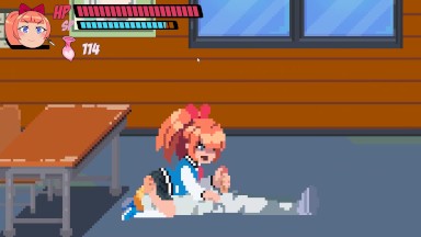 Lewd City Girls [Hentai pixel game] mixed sex facial blowjob while face siting