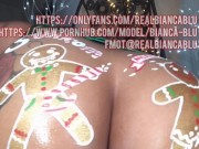 BIANCA BLUS XXXMAS BODY PAINT!!! 13/16