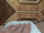 Pee in panties under a diaper. Abdl 15/16