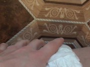 Pee in panties under a diaper. Abdl 16/16