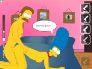 The Simpsons - Marge x Flanders - Cartoon Hentai Game P63 10/16