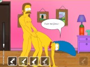 The Simpsons - Marge x Flanders - Cartoon Hentai Game P63 2/16