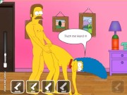 The Simpsons - Marge x Flanders - Cartoon Hentai Game P63 3/16