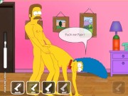 The Simpsons - Marge x Flanders - Cartoon Hentai Game P63 4/16